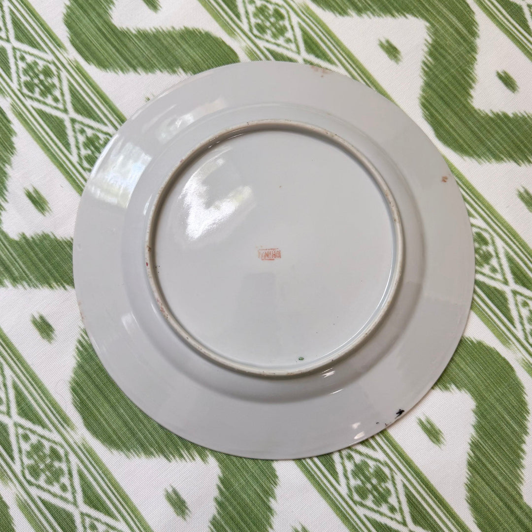 Antique 9.5" Rose Medallion Plate 