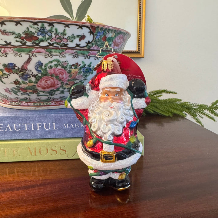 Christopher Radko Tangled Tidings Santa