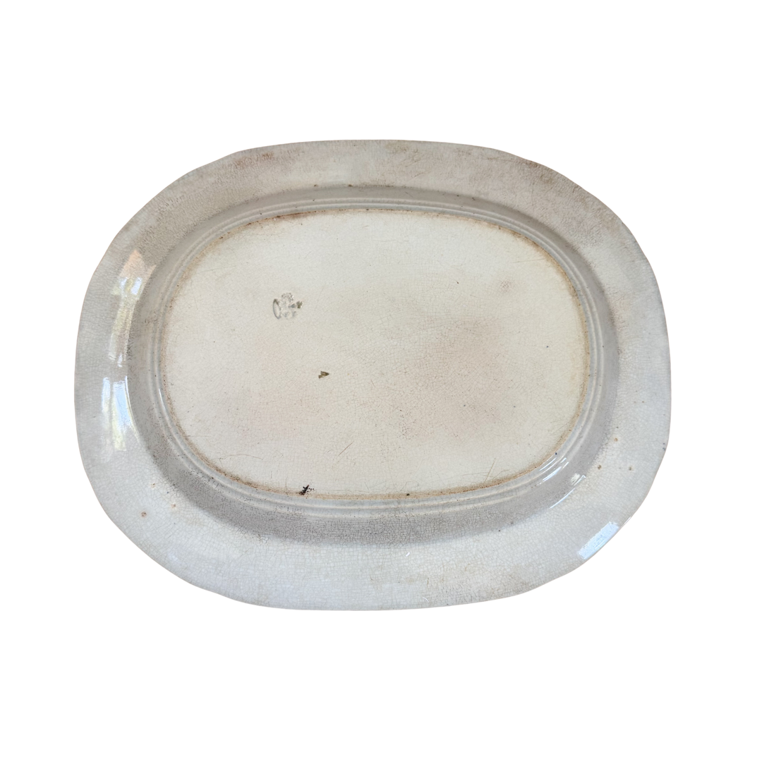 Antique Blue Willow Platter