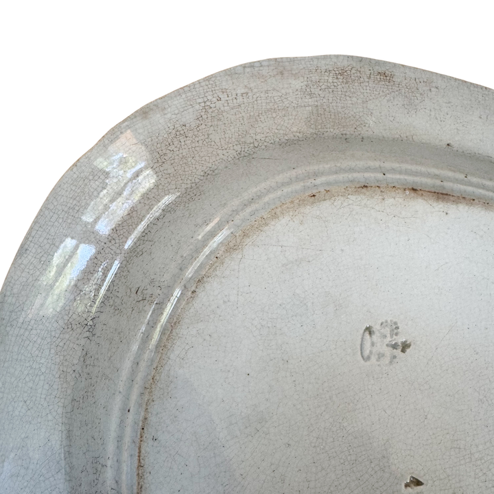 Antique Blue Willow Platter