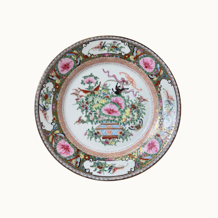 Vintage Famille Rose 10" Plates