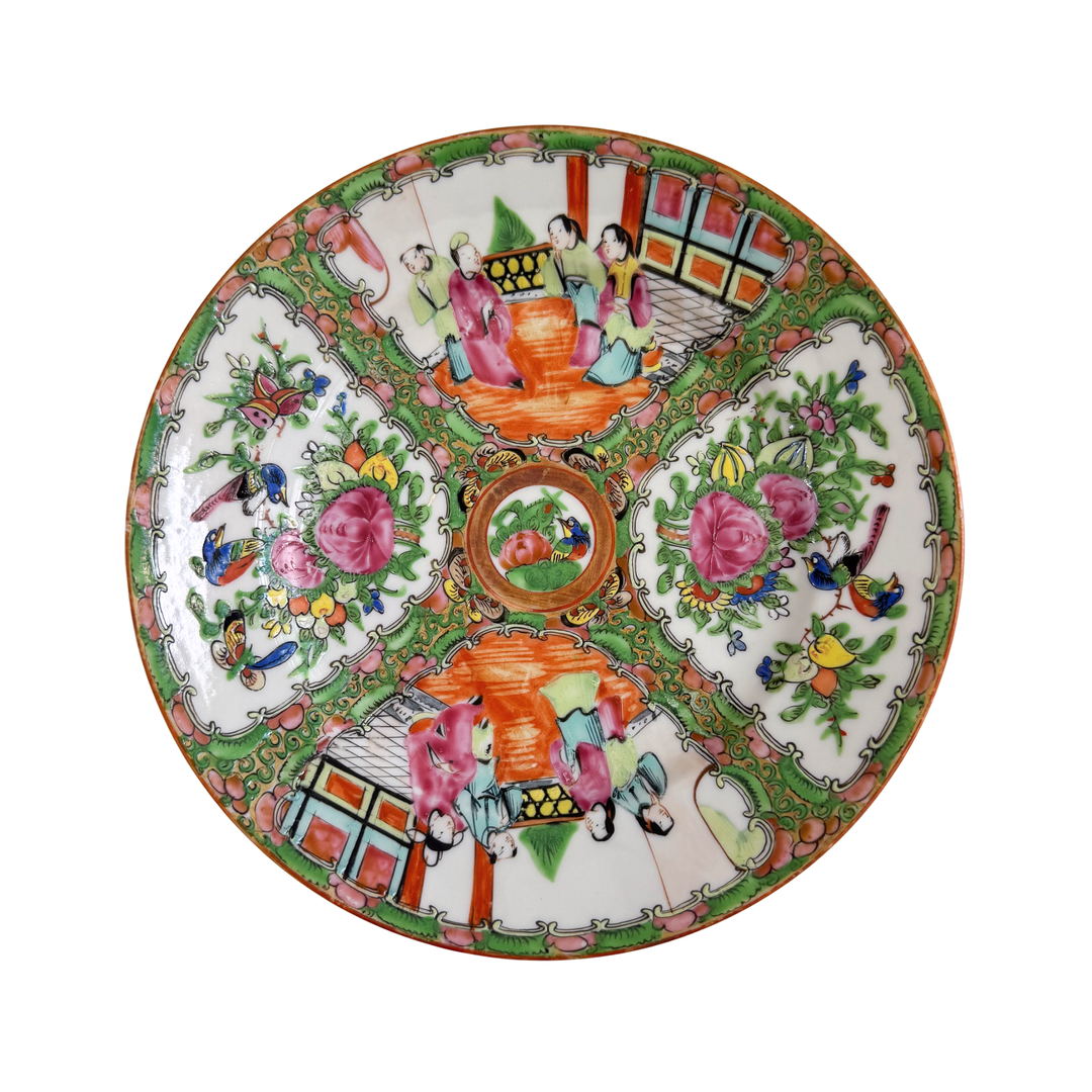 Antique Rose Medallion Plate