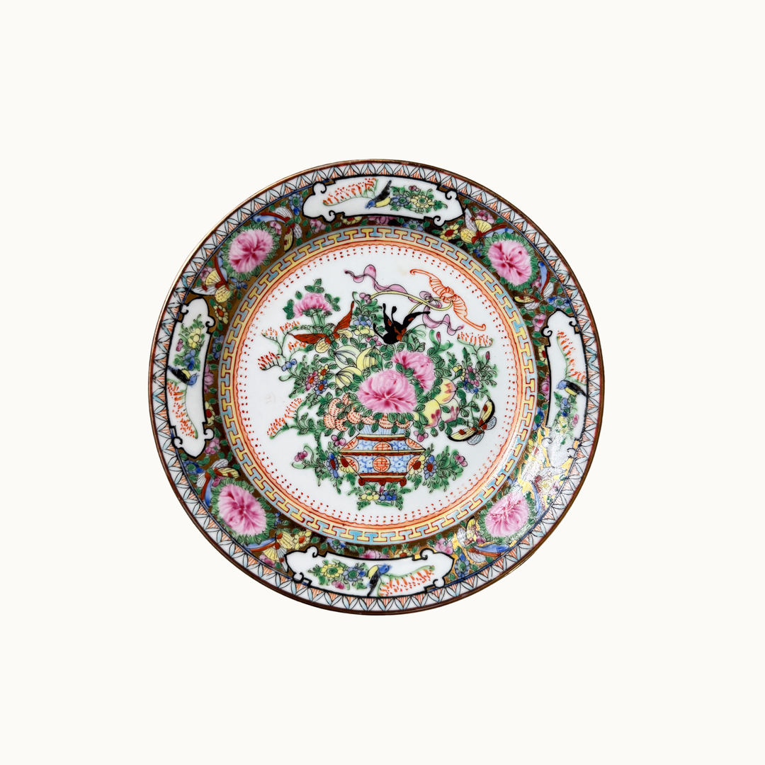 Vintage Famille Rose 7" Plates