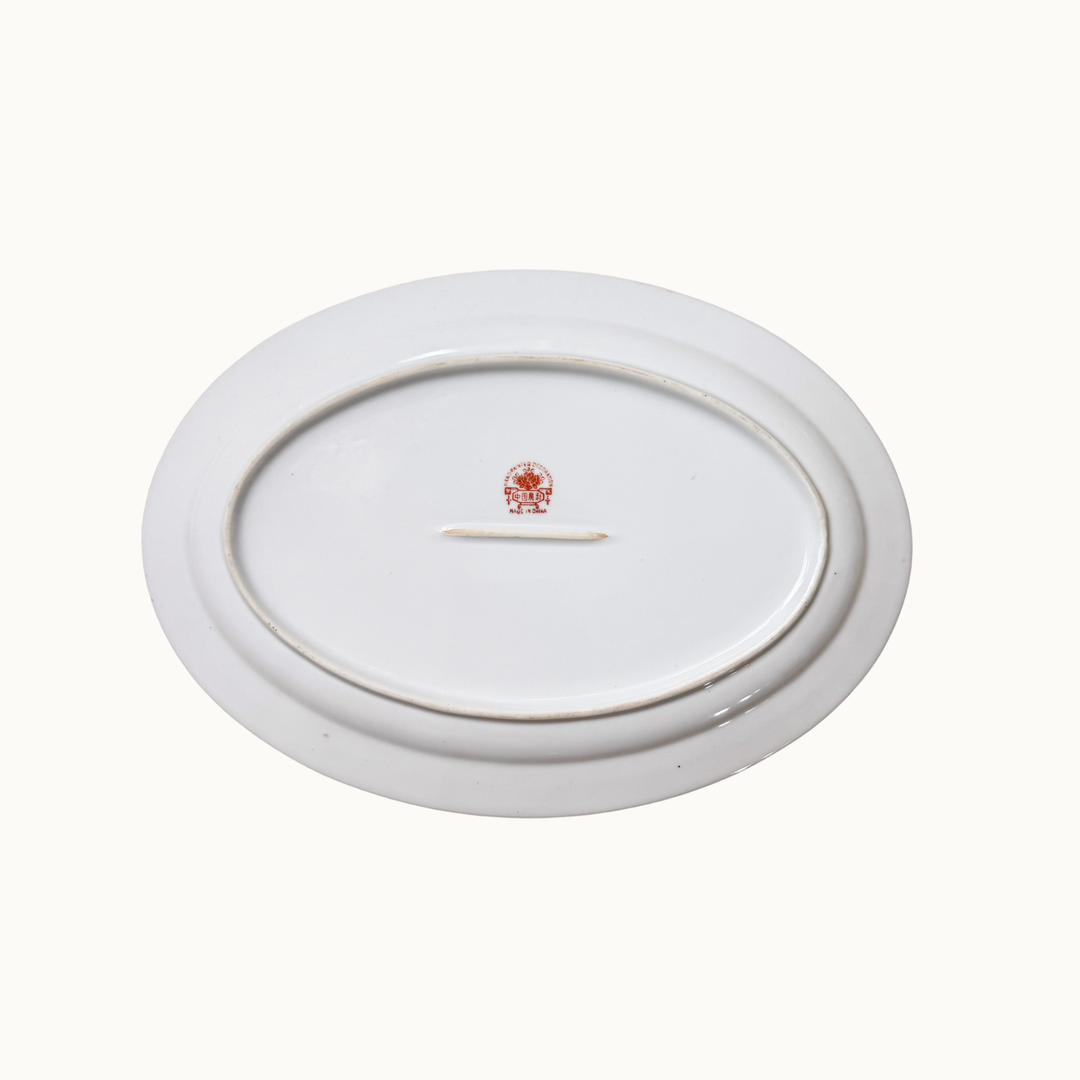 Vintage 14" Famille Rose Platter