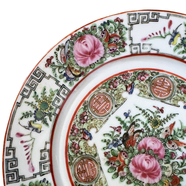 Antique Rose Canton Plate