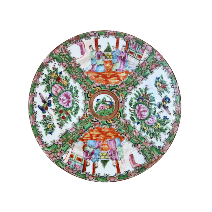 Antique Rose Medallion Plate