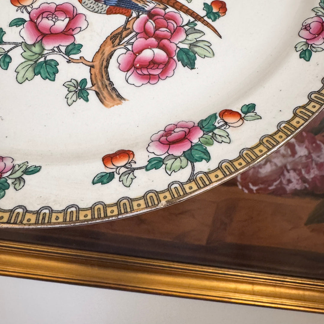 Antique F. Winkle Whieldon Ware Pheasant Platter