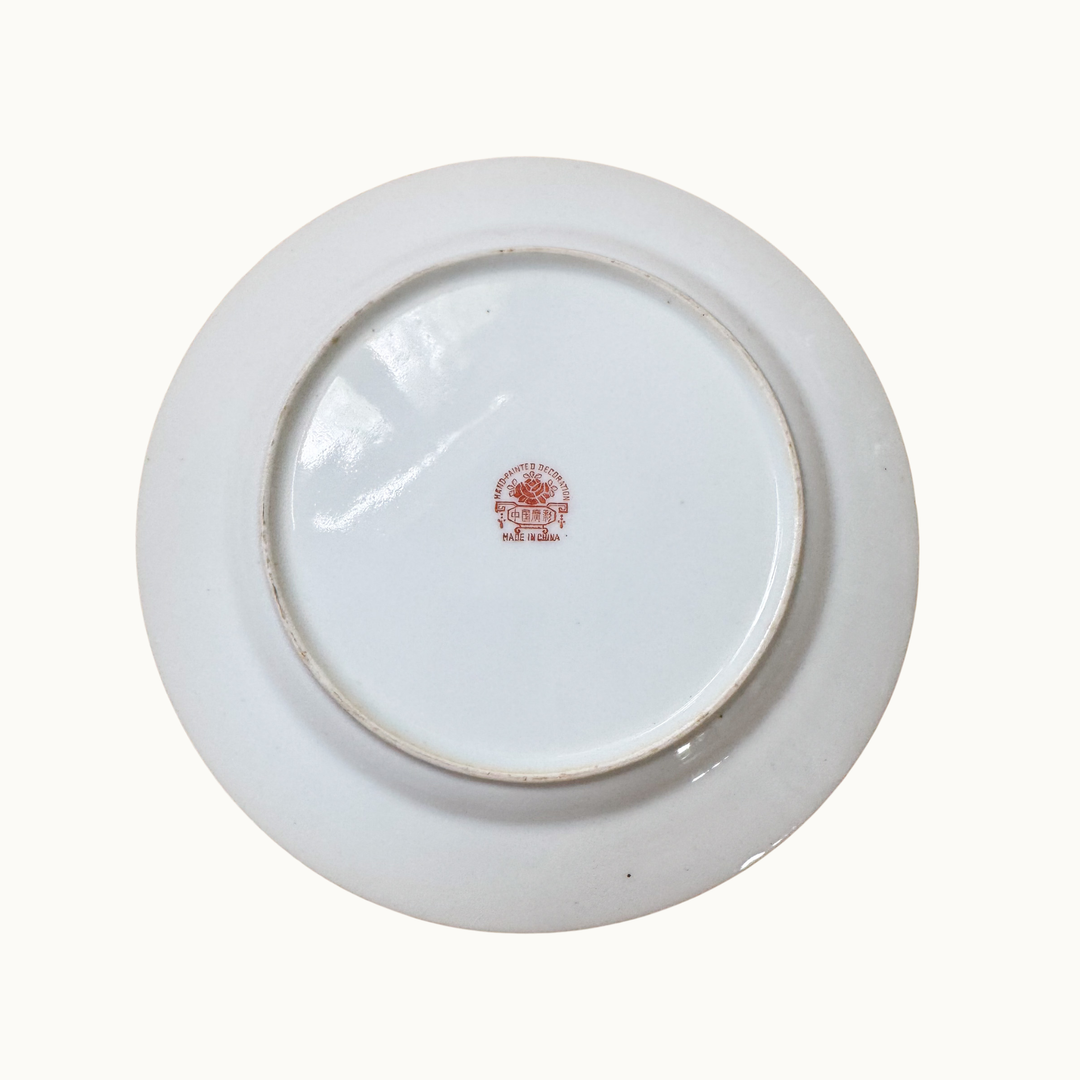 Vintage Famille Rose 10" Plates