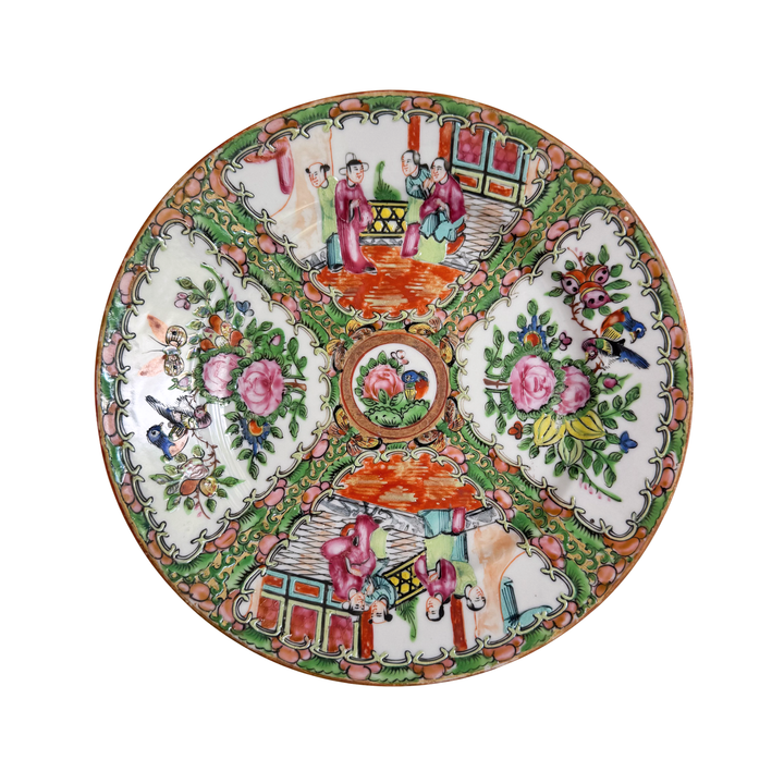 Antique Rose Medallion Plate