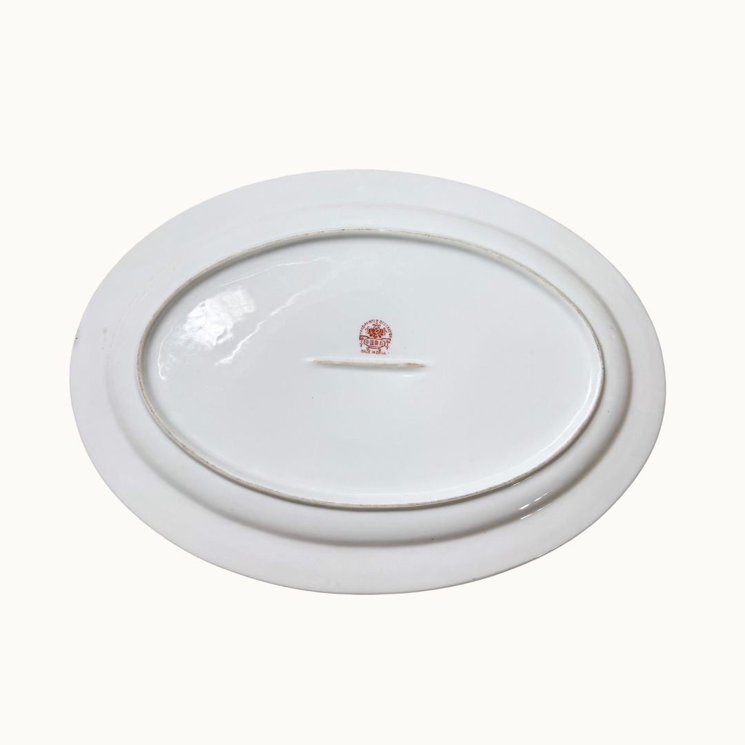 Vintage 16" Famille Rose Platter