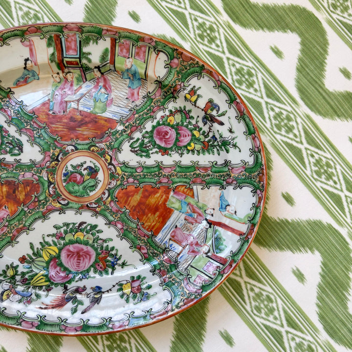 Antique Rose Medallion Platter