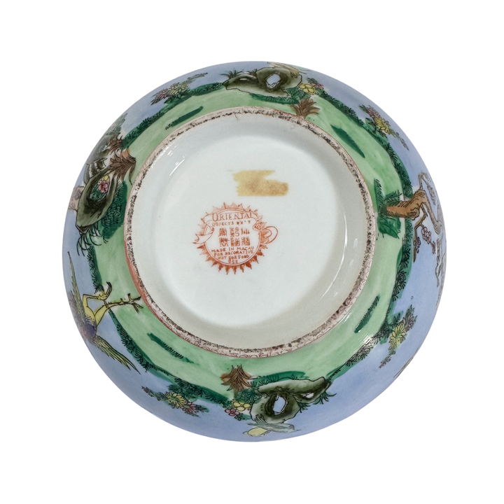 Vintage Chinoiserie Phoenix Bowl