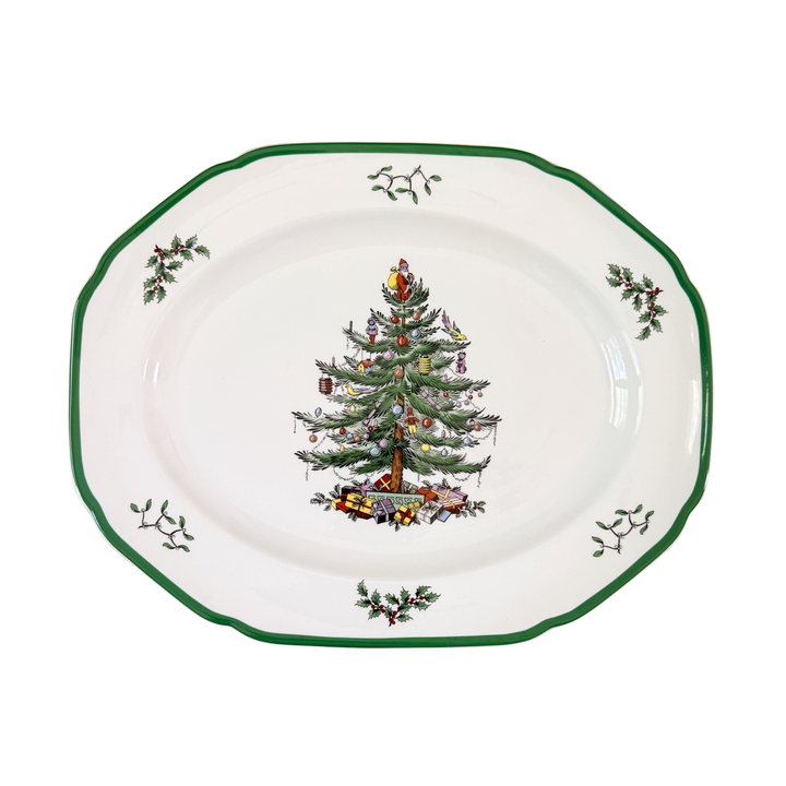 Vintage Spode Christmas Tree Large Platter