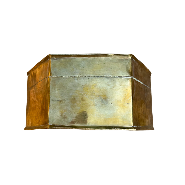Vintage Brass Hexagonal Trinket Box