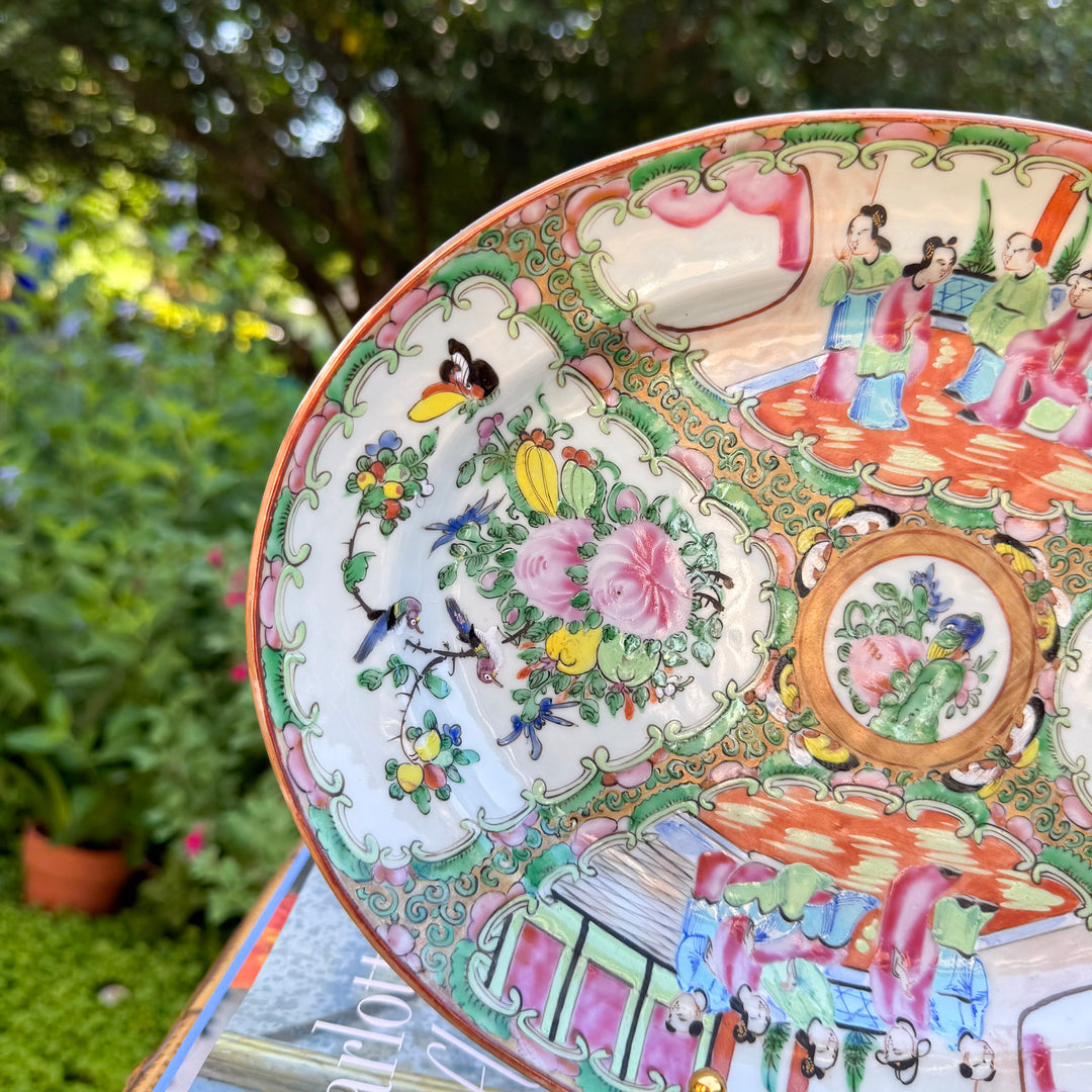 Antique Rose Medallion Platter