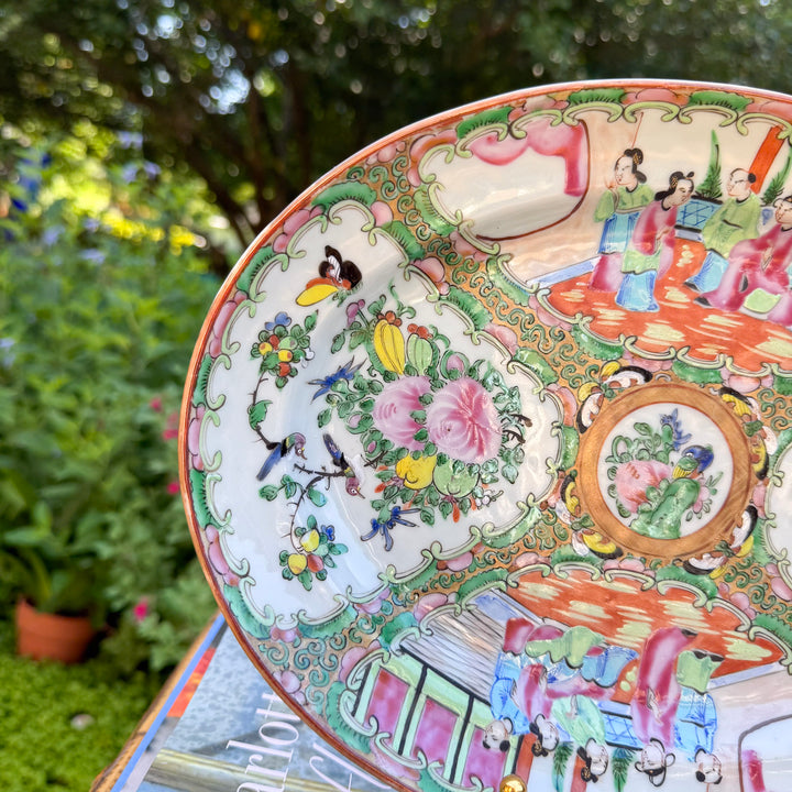 Antique Rose Medallion Platter