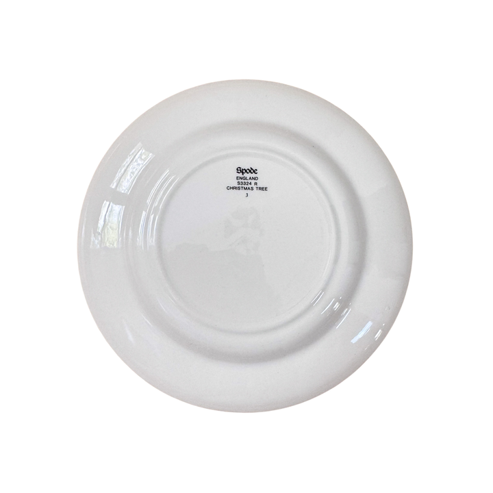 Vintage Spode Christmas Tree Bread and Butter Plates