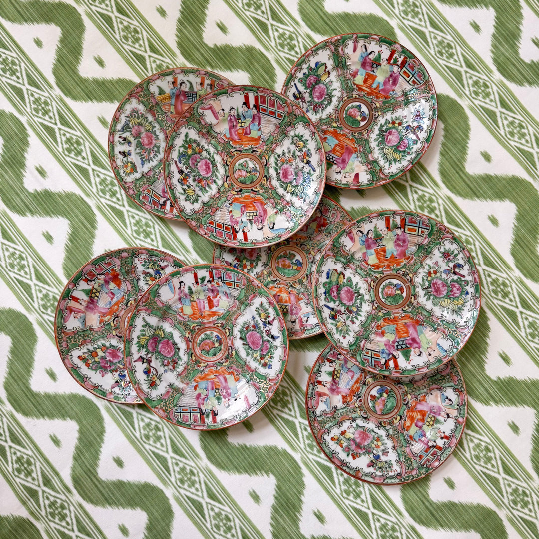7" Rose Medallion Plates 