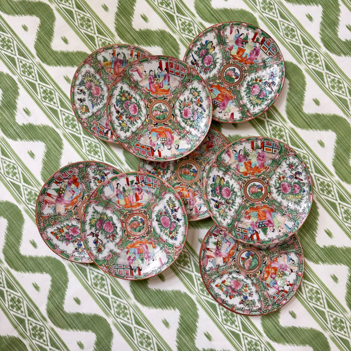7" Rose Medallion Plates 