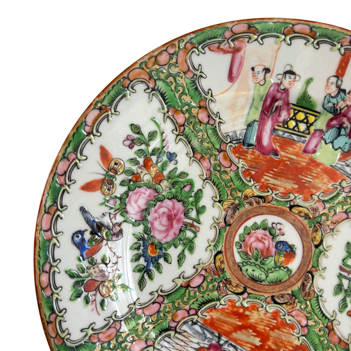 Antique Rose Medallion Plate