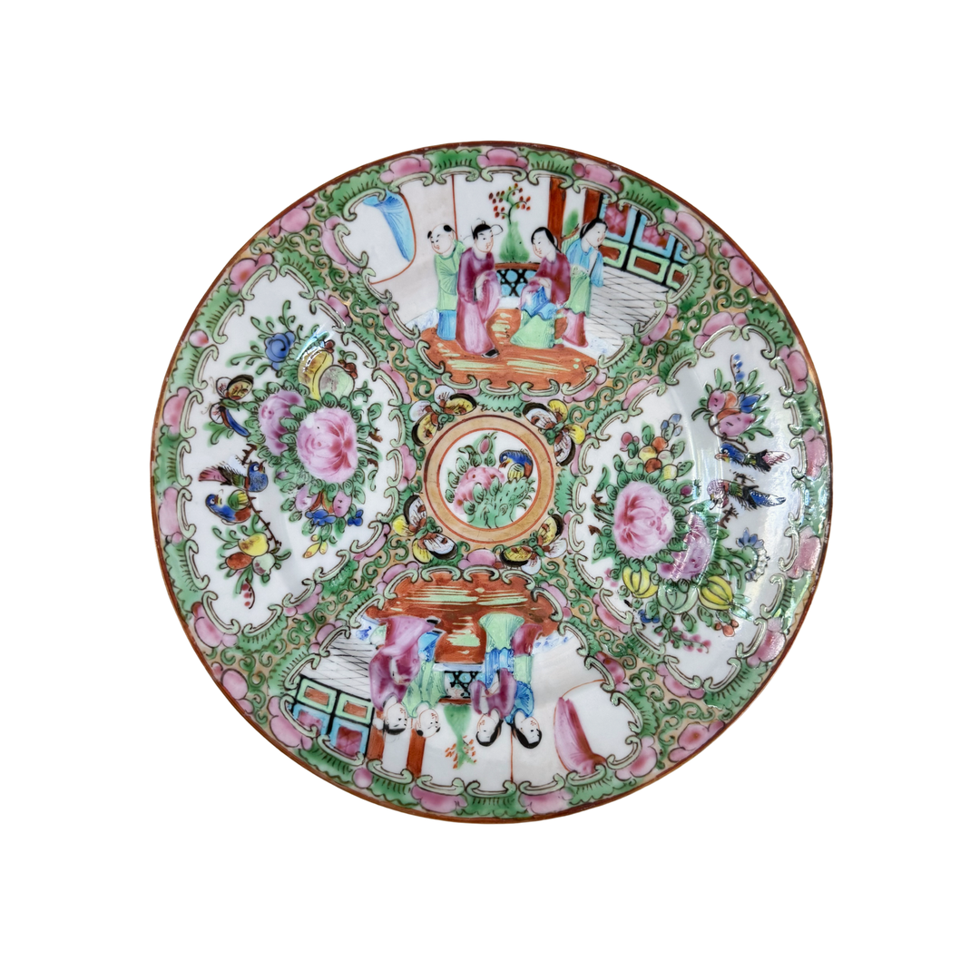 Antique Rose Medallion Plate