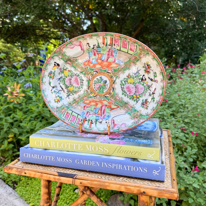 Antique Rose Medallion Platter