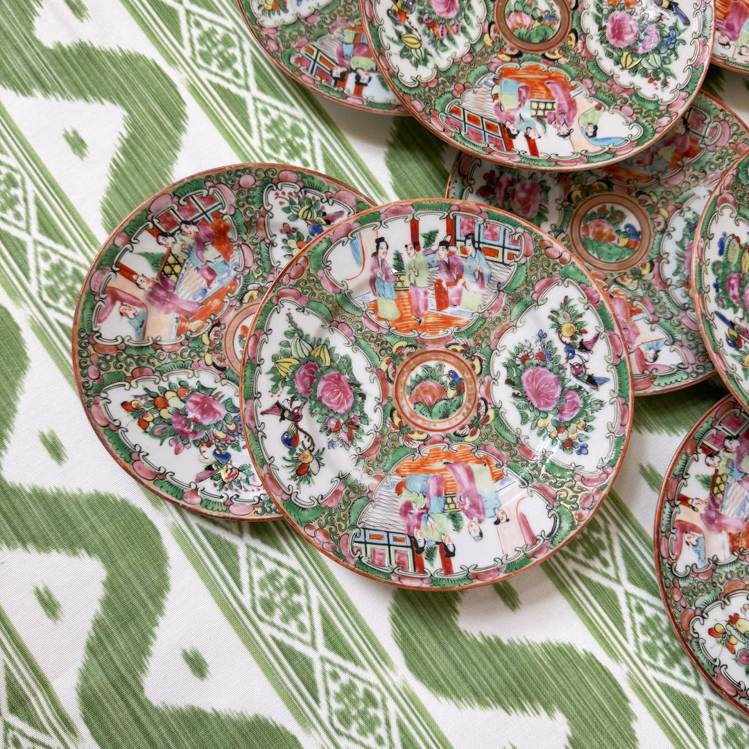 7" Rose Medallion Plates 