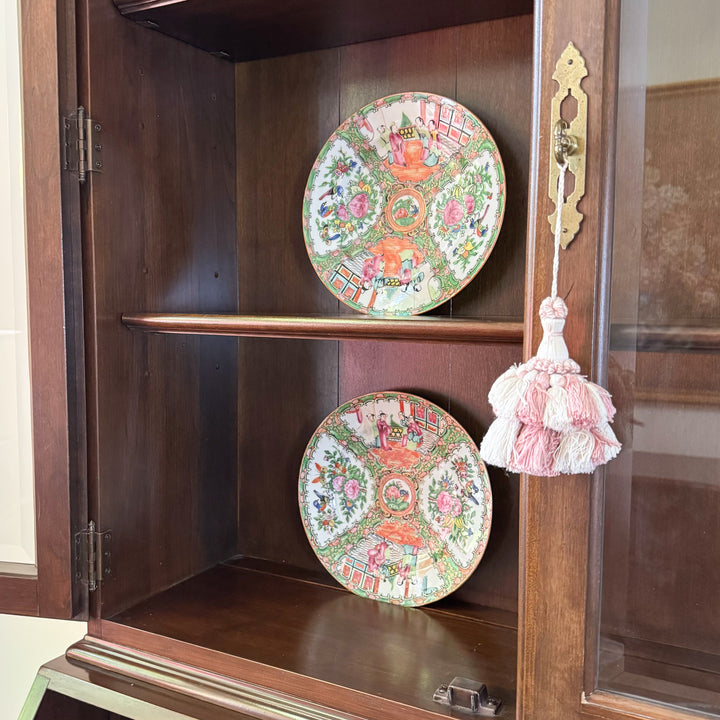 Antique Rose Medallion Plate