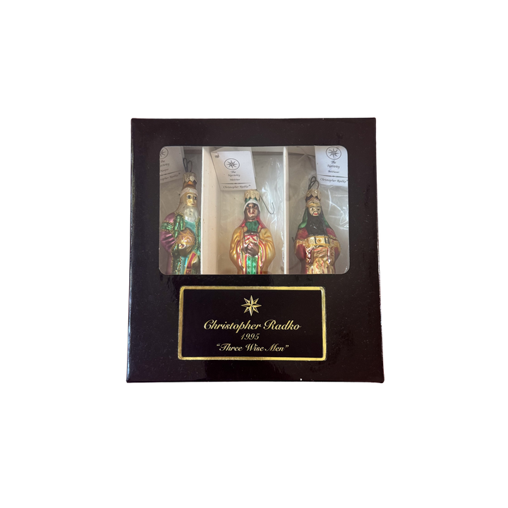 Christopher Radko Three Wise Men 1995 Ornament Set