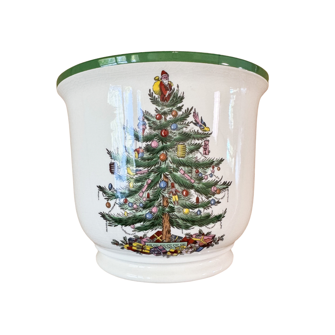 Vintage Spode Christmas Tree Planter
