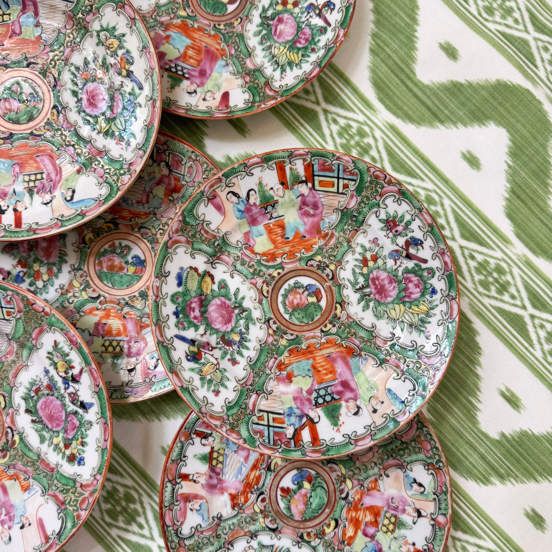 7" Rose Medallion Plates 