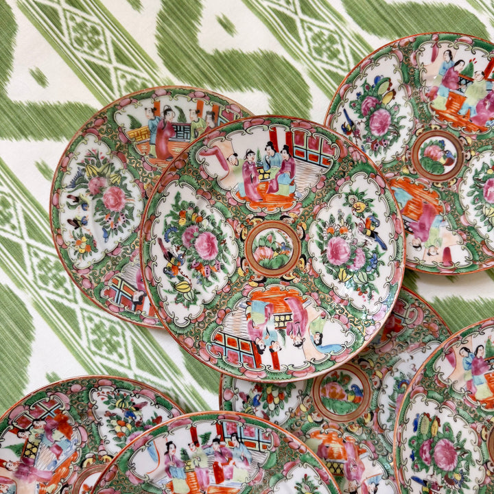 7" Rose Medallion Plates 