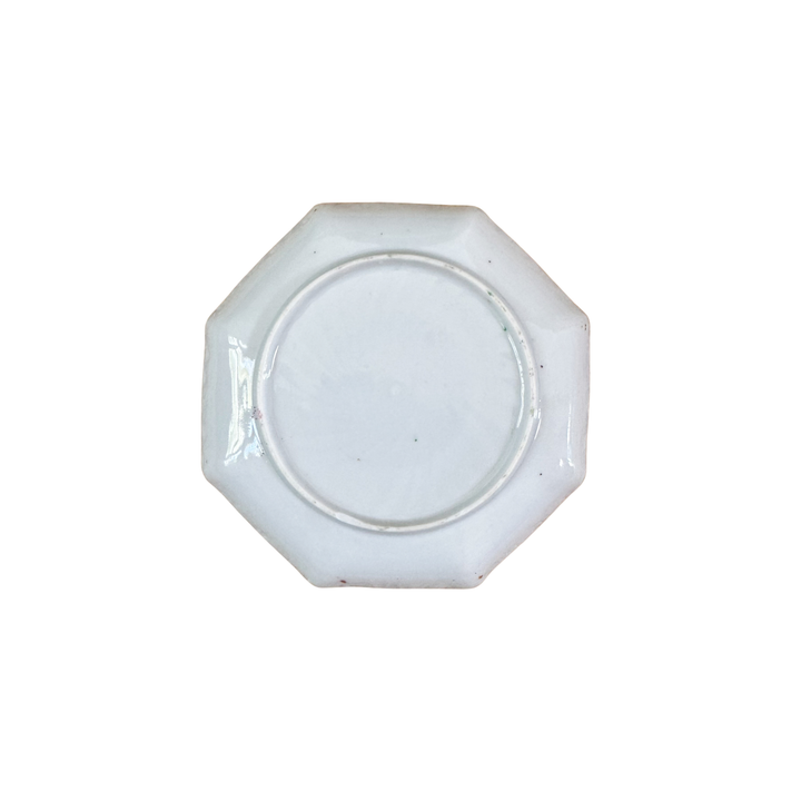Antique Rose Medallion Hexagonal Small Plate