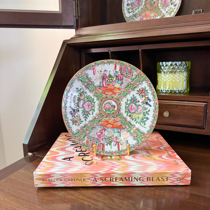 Antique Rose Medallion Plate