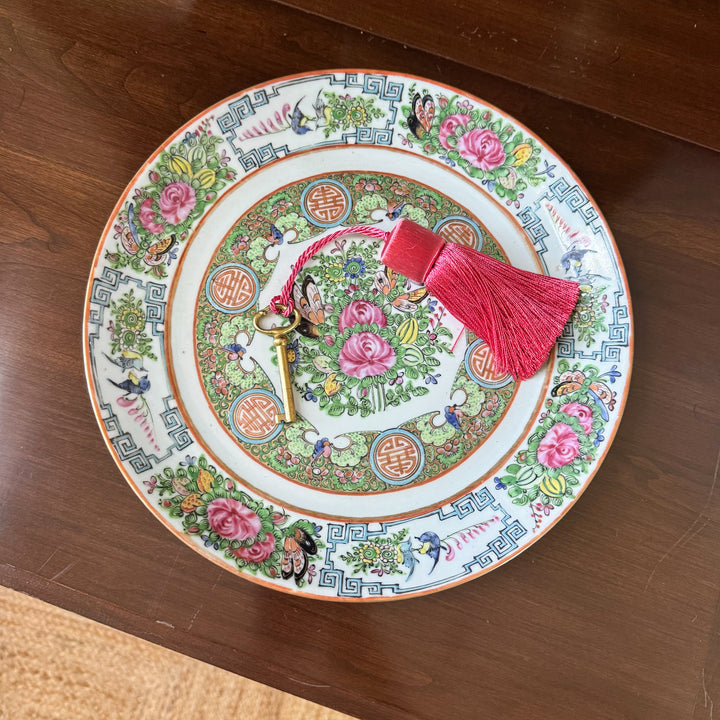 Antique Rose Canton Serving Plates