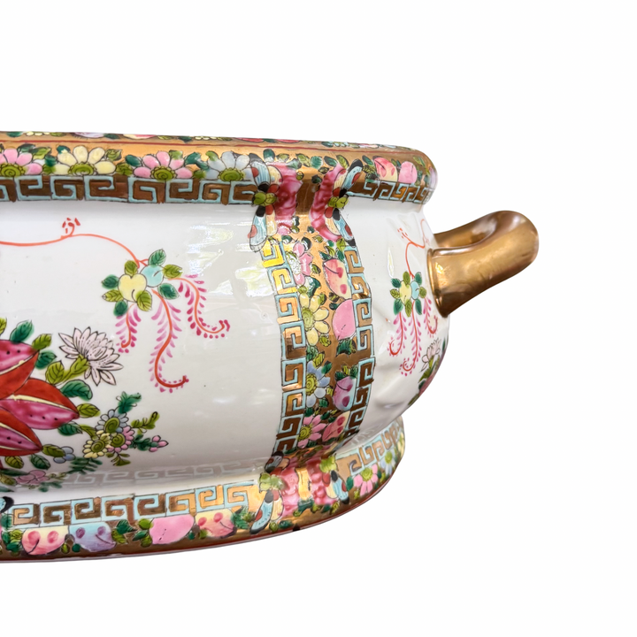 Vintage Rose Canton Footbath Planter