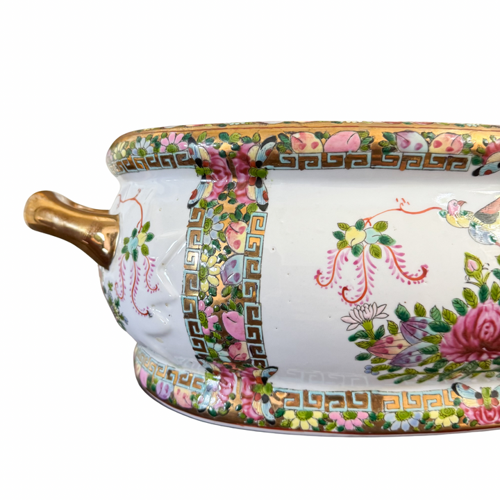 Vintage Rose Canton Footbath Planter