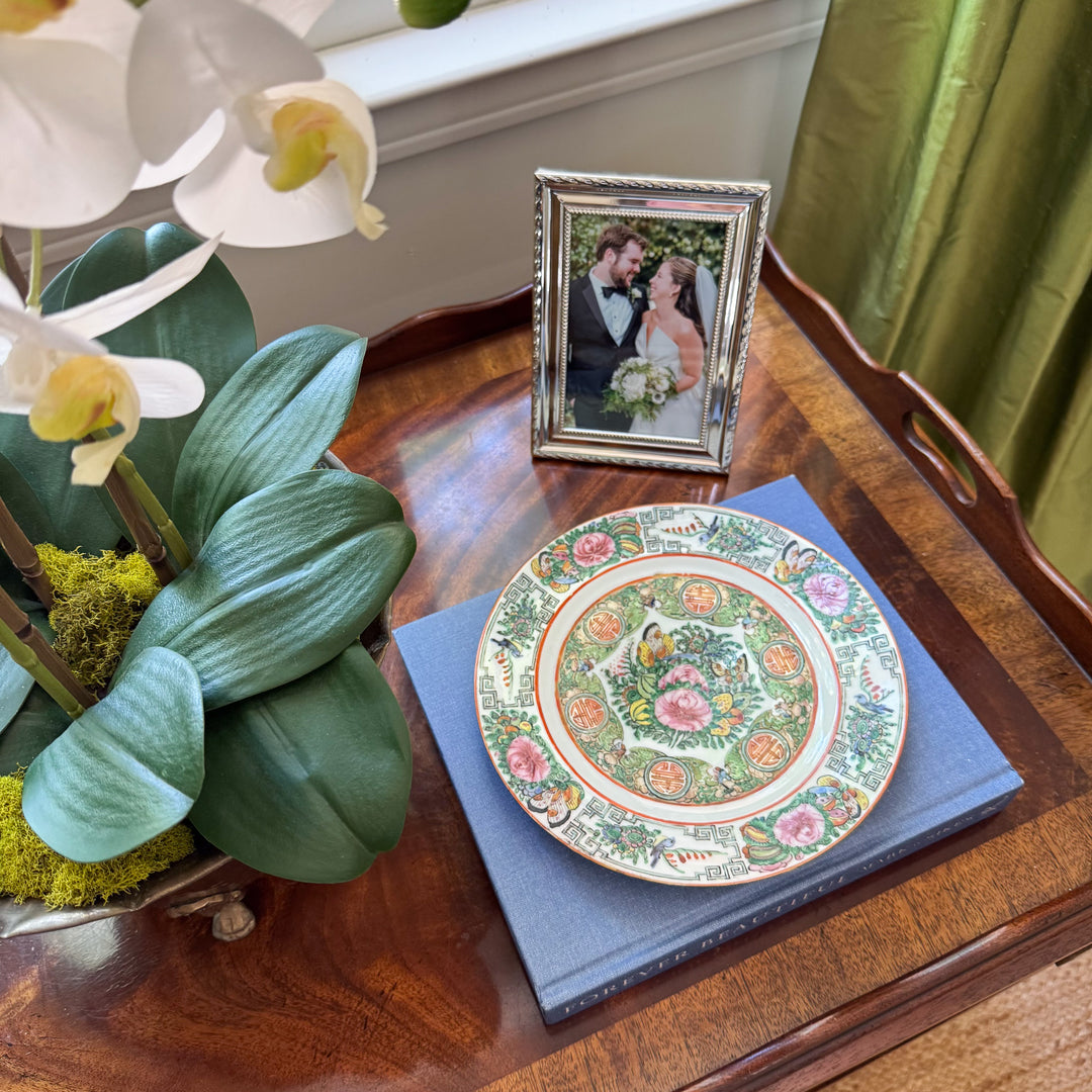Vintage Rose Canton Plate