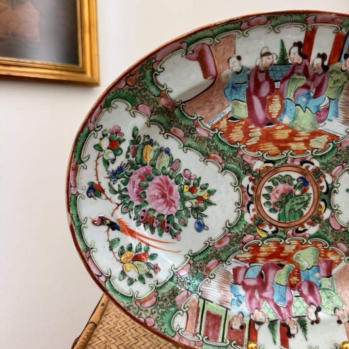 Antique Rose Medallion Platter