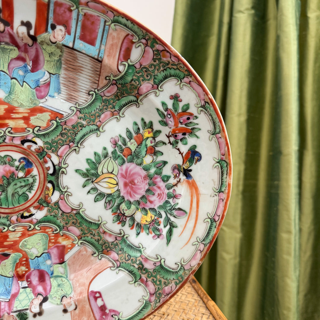 Antique Rose Medallion Platter
