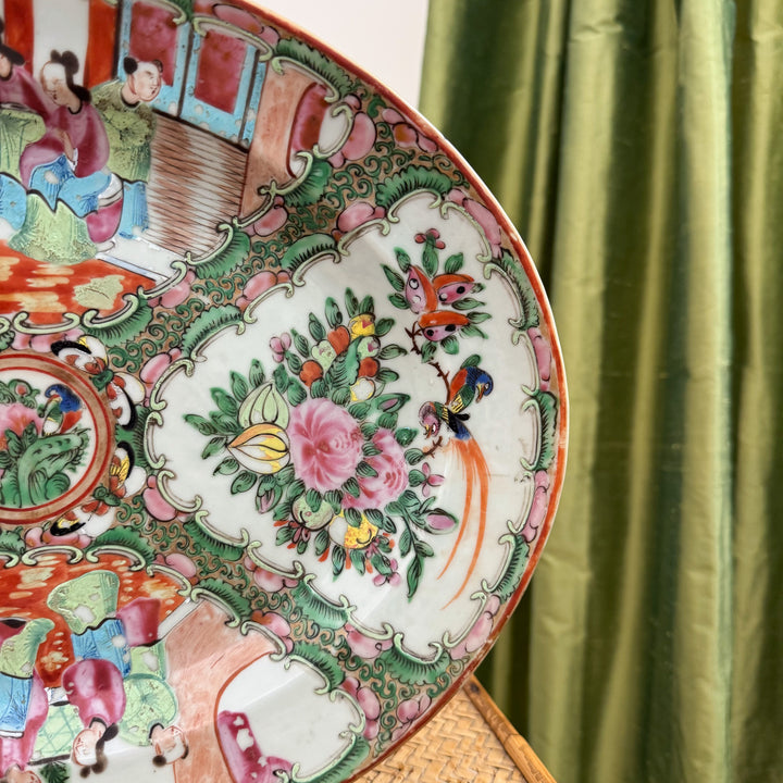 Antique Rose Medallion Platter