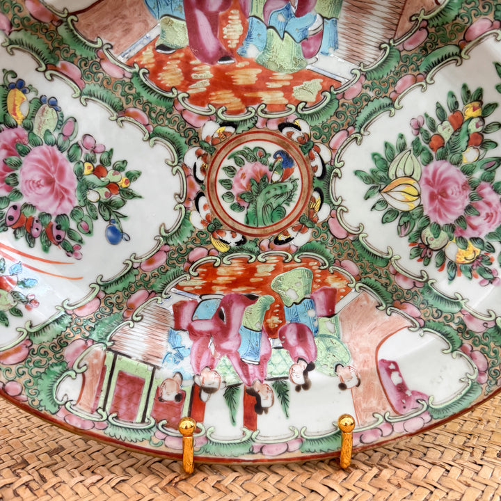 Antique Rose Medallion Platter