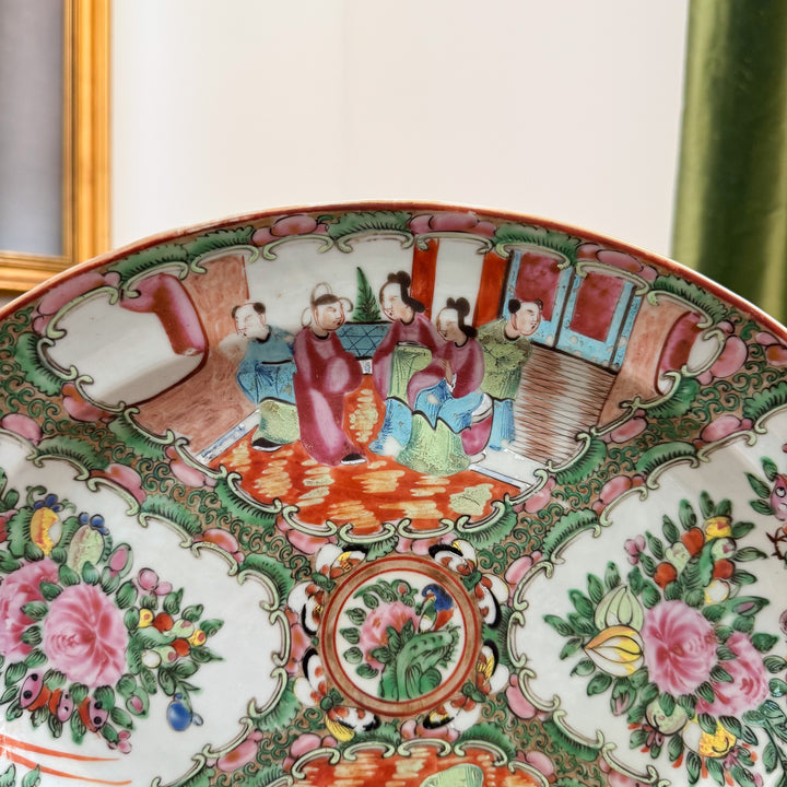Antique Rose Medallion Platter