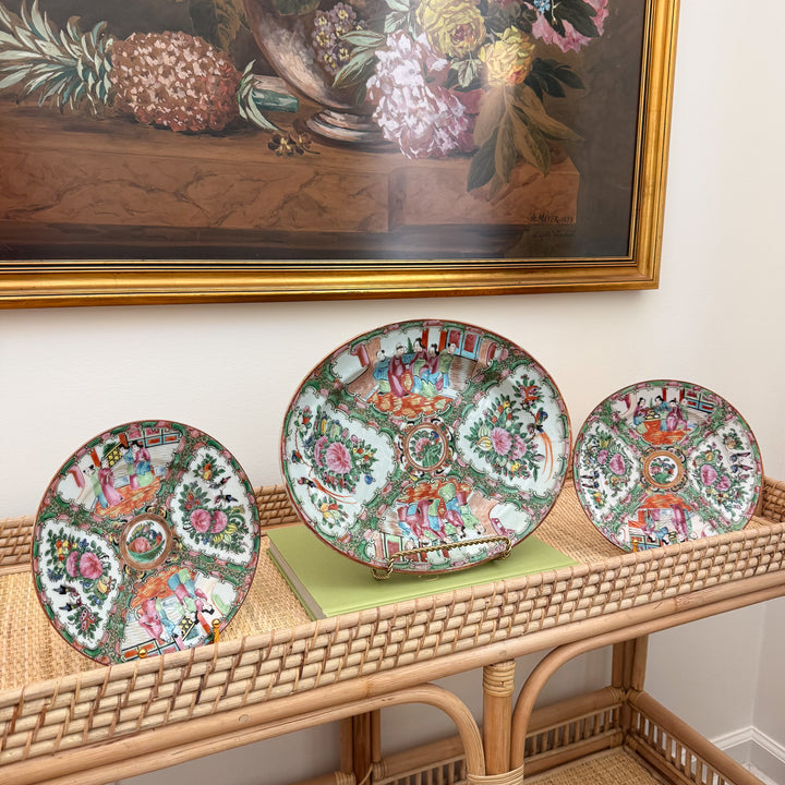 Antique Rose Medallion Platter