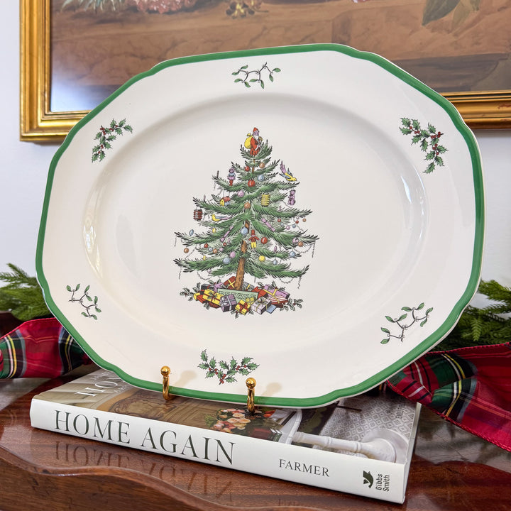 Vintage Spode Christmas Tree Large Platter