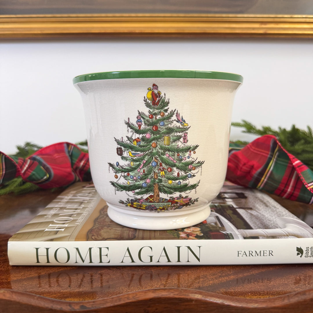 Vintage Spode Christmas Tree Planter