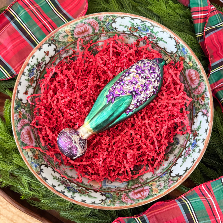 Vintage Hyacinth Ornament by Smith & Hawken