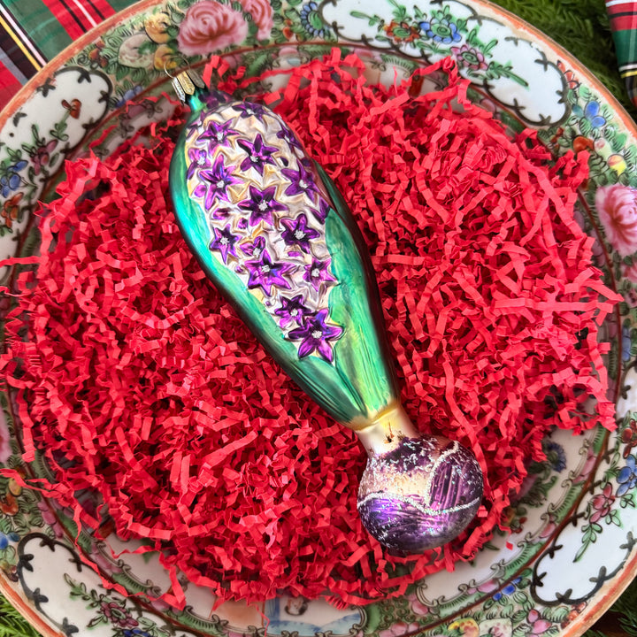Vintage Hyacinth Ornament by Smith & Hawken