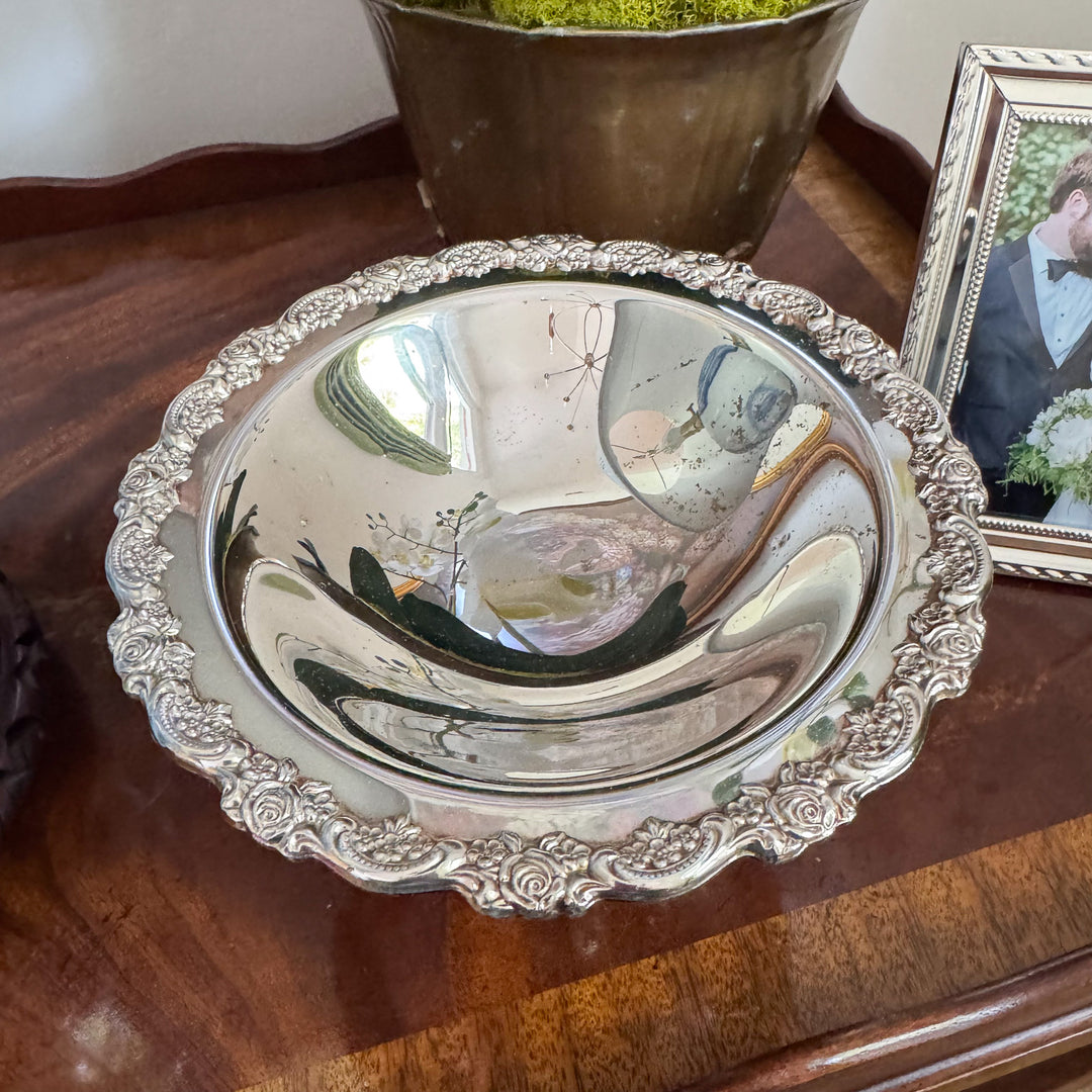 Oneida Silverplate Pedestal Compote Candy Dish