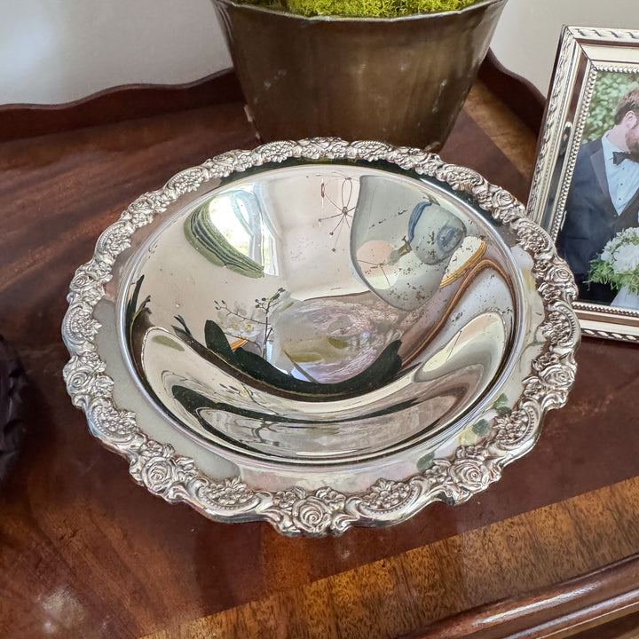 Oneida Silverplate Pedestal Compote Candy Dish